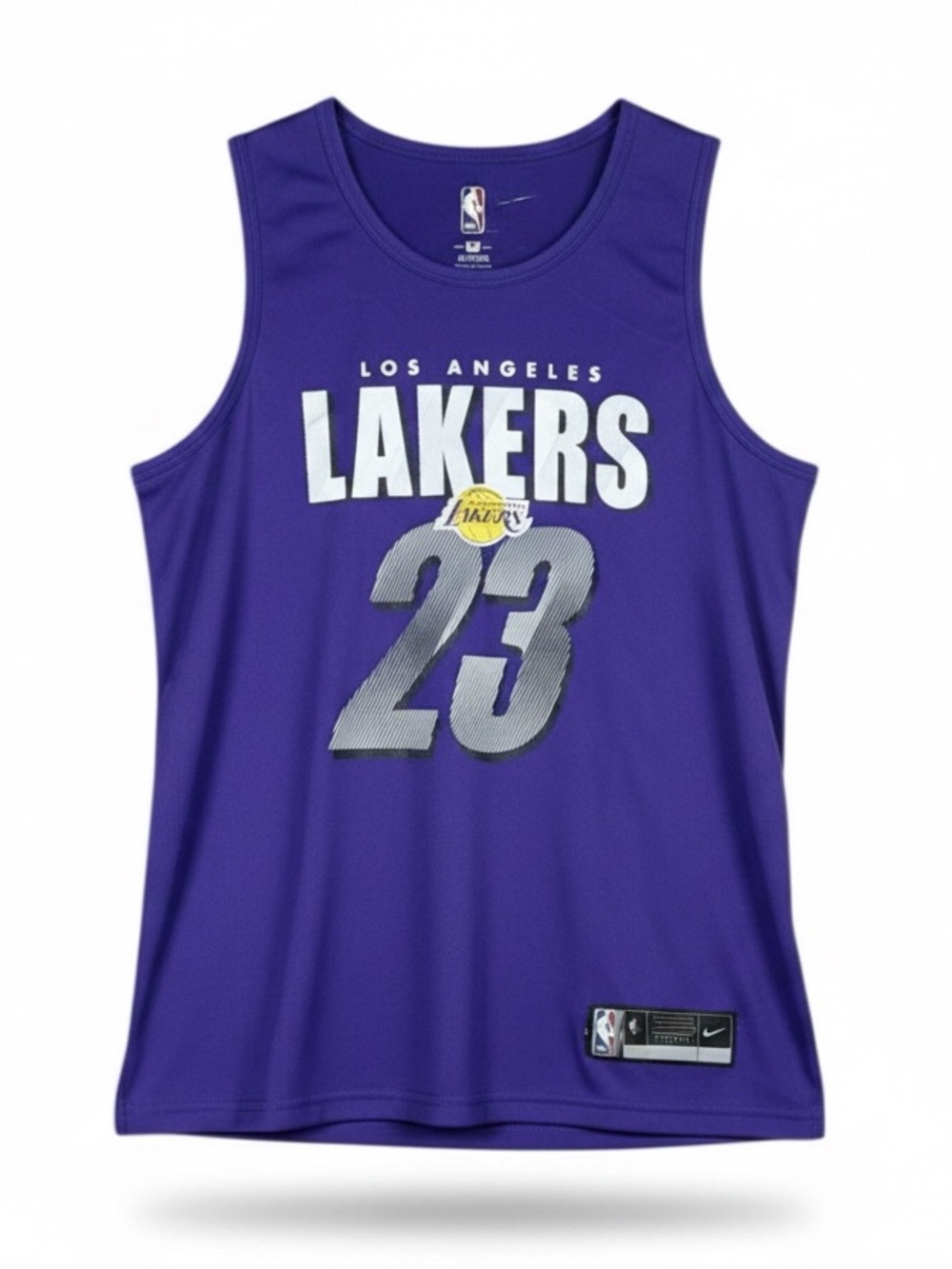 Los Angeles Lakers‎ LeBron James 23 Youth Jersey Tank Top Purple NBA Size 18-20